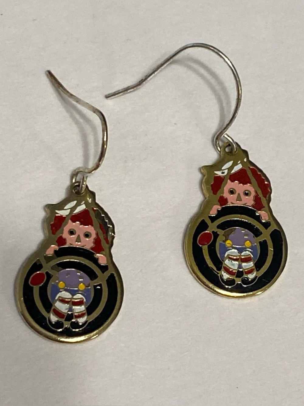 Vintage SMS Raggedy Andy Earrings